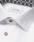 Eton Rich Dobby Fine Texture Shirt White
