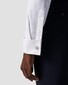 Eton Rich Structure Textured Twill French Cuffs Overhemd Wit