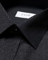 Eton Rich Subtle Diamond Shape Weave Overhemd Zwart