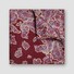 Eton Rich Texture Bold Paisley Pattern Pochet Paars