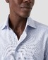 Eton Rich Texture Dobby Tonal Buttons Overhemd Blauw