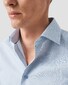 Eton Rich Texture Dobby Tonal Buttons Overhemd Groen
