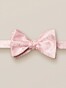 Eton Rich Texture Pure Silk Paisley Bow Tie Pink