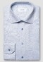 Eton Rich Texture Signature Dobby Tonal Buttons Overhemd Blauw