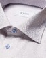 Eton Rich Texture Signature Dobby Tonal Buttons Shirt Fine Orange