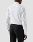 Eton Rich Texture Twill Weave Diagonal Stripe French Cuff Shirt White