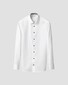 Eton Rich Texture Uni Color Signature Twill Subtle Contrast Details Shirt White