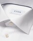 Eton Rossi 1931 Archive Inspired Subtle Front Placket Embriodery Overhemd Wit