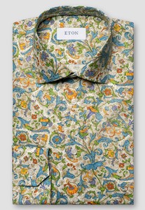 Eton Rossi 1931 Archive Pattern Luxury Signature Twill Shirt Multicolor
