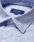 Eton Royal Oxford Corozo Buttons Overshirt Licht Blauw