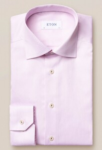 Eton Royal Twill Shirt Pink
