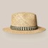 Eton Seagrass Straw Fantasy Band Hat Light Brown-Green