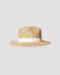 Eton Seagrass Straw Fantasy Band Hat Light Brown-Off White