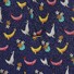 Eton Seal Sea Star Fantasy Pattern Silk Das Navy
