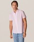 Eton Seersucker Structure Resort Short Sleeve Shirt Light Pink