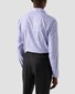 Eton Semi-Solid Faux-Uni Organic Cotton Signature Twill Shirt Light Purple