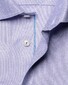 Eton Semi-Solid Faux-Uni Organic Cotton Signature Twill Shirt Light Purple