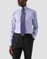 Eton Semi-Solid Faux-Uni Organic Cotton Signature Twill Shirt Light Purple