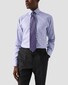 Eton Semi Solid Faux-Uni Signature Twill Organic Cotton Shirt Light Purple