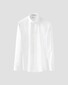 Eton Semi-Solid Fine Twill Organic Cotton Melange Yarn Shirt White