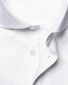 Eton Semi-Solid Fine Twill Organic Cotton Melange Yarn Shirt White