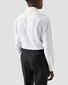 Eton Semi-Solid Fine Twill Organic Cotton Melange Yarn Shirt White