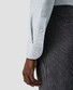 Eton Semi-Solid Rich Texture Cotton Cashmere Silk Overhemd Licht Blauw