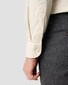 Eton Semi-Solid Rich Texture Cotton Cashmere Silk Overhemd Off White