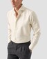 Eton Semi-Solid Rich Texture Cotton Cashmere Silk Shirt Off White