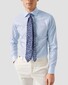 Eton Semi Solid Supima 120 Piqué Shirt Light Blue