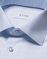 Eton Semi Solid Supima 120 Piqué Shirt Light Blue