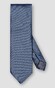 Eton Semi-Solid Woven Pattern Silk Das Donker Blauw