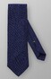 Eton Shantung Cotton Silk Tie Dark Blue Extra Melange