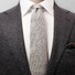 Eton Shantung Cotton Silk Tie Mid Grey