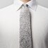 Eton Shiny Paisley Tie Mid Grey