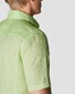 Eton Short Sleeve Lighweight Albini Subtle Textured Linnen Overhemd Licht Groen
