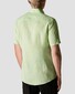 Eton Short Sleeve Lighweight Albini Subtle Textured Linnen Overhemd Licht Groen