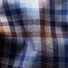 Eton Signature Button Under Check Overhemd Blauw-Bruin