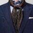 Eton Signature Dots Scarf Brown