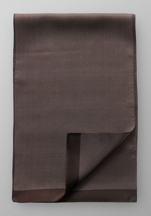 Eton Signature Dots Scarf Brown