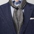 Eton Signature Dots Scarf Extra Light Grey Melange