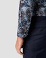 Eton Signature Twill Allover Fantasy Pattern Overhemd Navy-Blauw