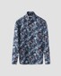 Eton Signature Twill Allover Fantasy Pattern Shirt Navy-Blue