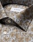 Eton Signature Twill Allover Fine Fantasy Paisley Shirt Brown