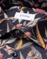 Eton Signature Twill Allover Floral Pattern Overhemd Navy