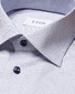 Eton Signature Twill Allover Mini Dot Overhemd Blauw-Wit