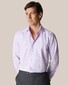 Eton Signature Twill Bold Striped Pattern Shirt Purple