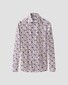 Eton Signature Twill Colorful Allover Floral Pattern Overhemd Multicolor