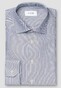 Eton Signature Twill Cotton Stripe-In-Stripe Pattern Overhemd Donker Blauw