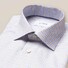 Eton Signature Twill Cotton Tencel Check Overhemd Gebroken Wit